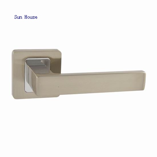 Door Handle Brush Nickel&Chrome