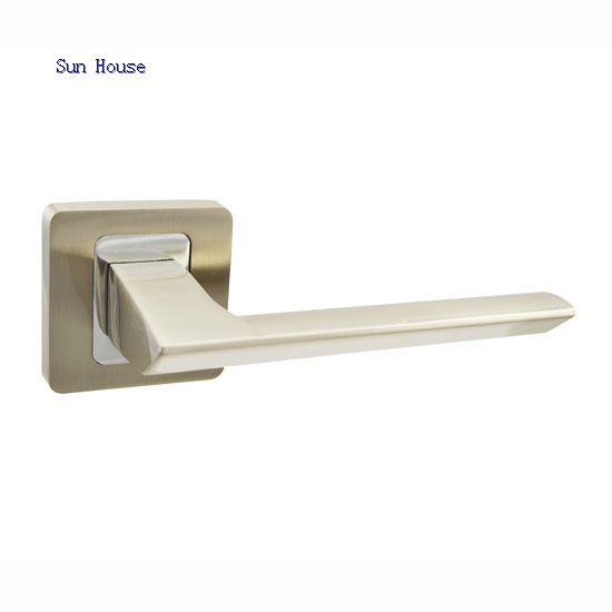Door Handle Brush Nickel&Chrome