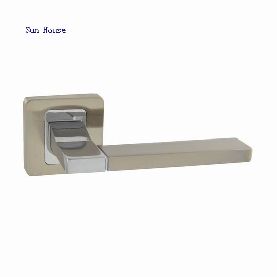 Door Handle Brush Nickel&Chrome