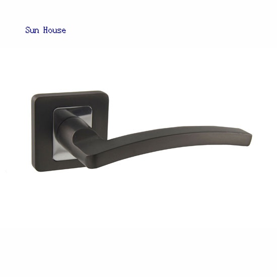 Door Handle Black Nickel&Chrome