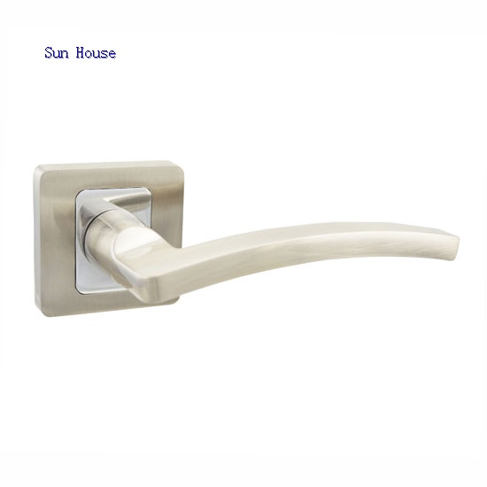Door Handle Brush Nickel&Chrome
