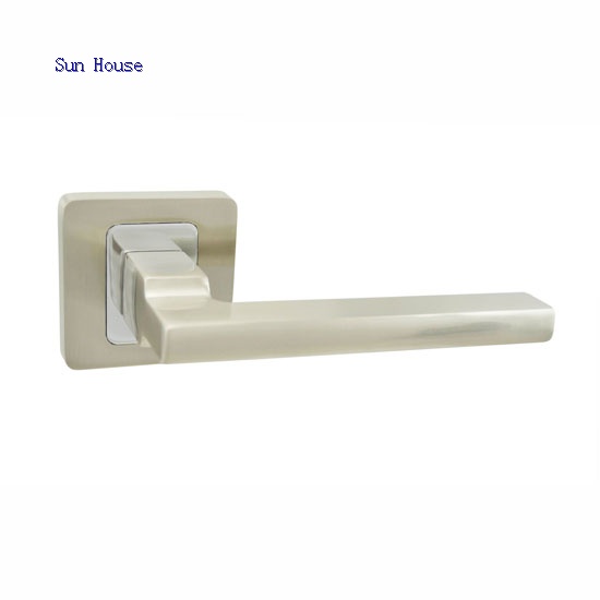 Door Handle Brush Nickel&Chrome
