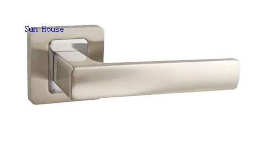 Door Handle Brush Nickel&Chrome
